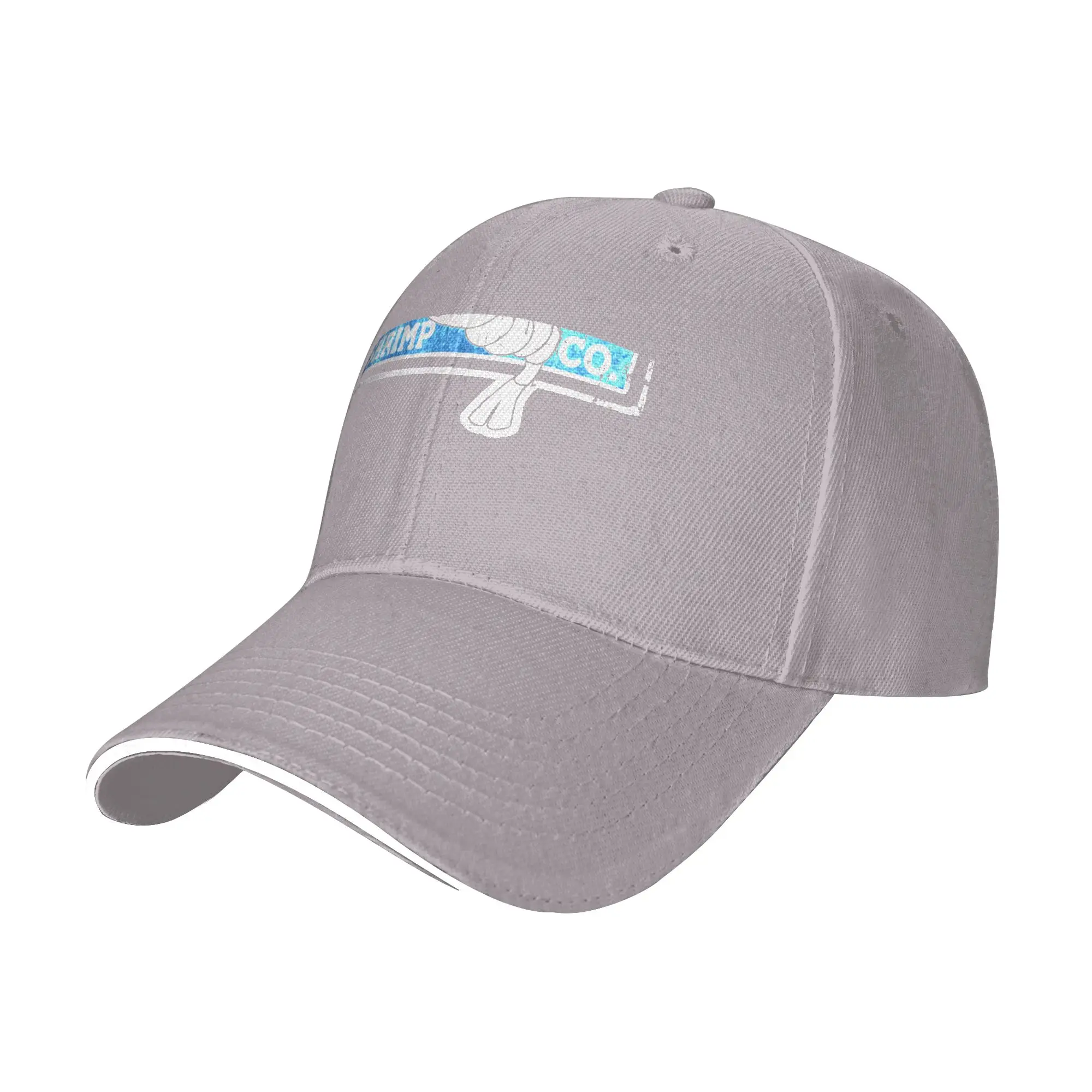 Fashion Forrest Gump Bubbas Shrimp Co  Curved Brim Baseball Cap Dad Hat Men's Panama Hat