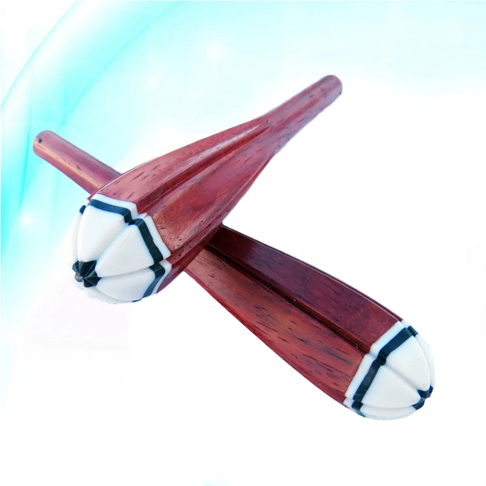 

1Pair Erhu Shaft Red Sandalwood Durable Hexagon Replacement Parts Musical Instrument Accessories for Chinese Erhu Players