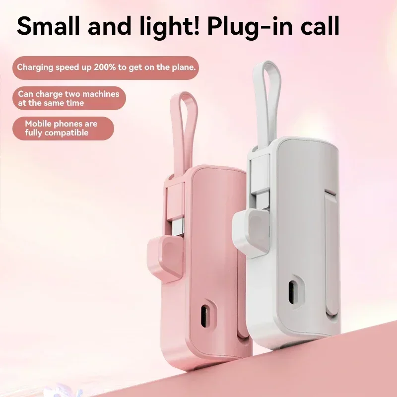 Lenovo 50000mAh Mini Capsule Power Bank Plug and Play Large Capacity Portable Powerbank For iPhone Huawei Samsung 2026 Hot Sales - view 3