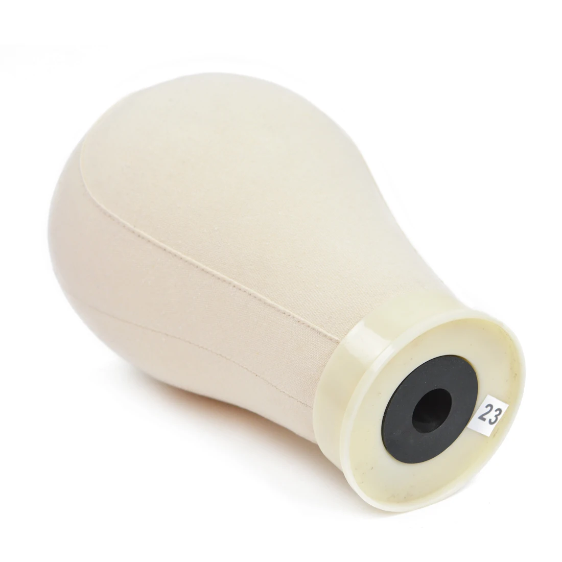 

Canvas Mannequins Head 21/22/23 Inch Wig Head With Mount Hole Cork Canvas Block Head for Wig Making Styling Display