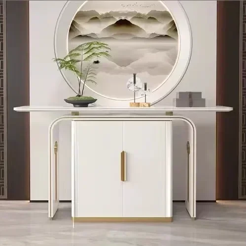 Ingang Eindpunt Gangpad Gang Decoratieve opbergruimte Entreetafel