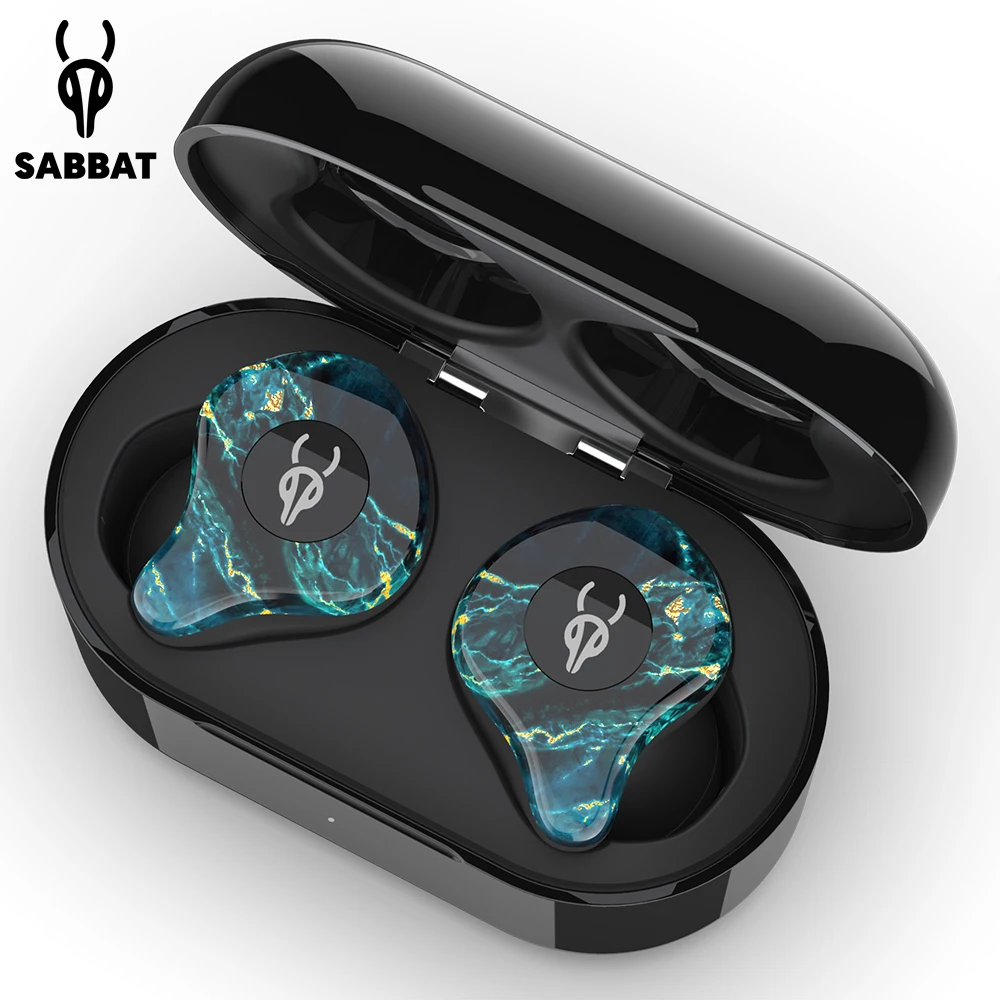 Sabbat X12 Ultra True Wireless Earbuds Bluetooth 5.0 Earphone Noise Canceling Sports Hi-Fi Stereo Headset with Mic Charging Case