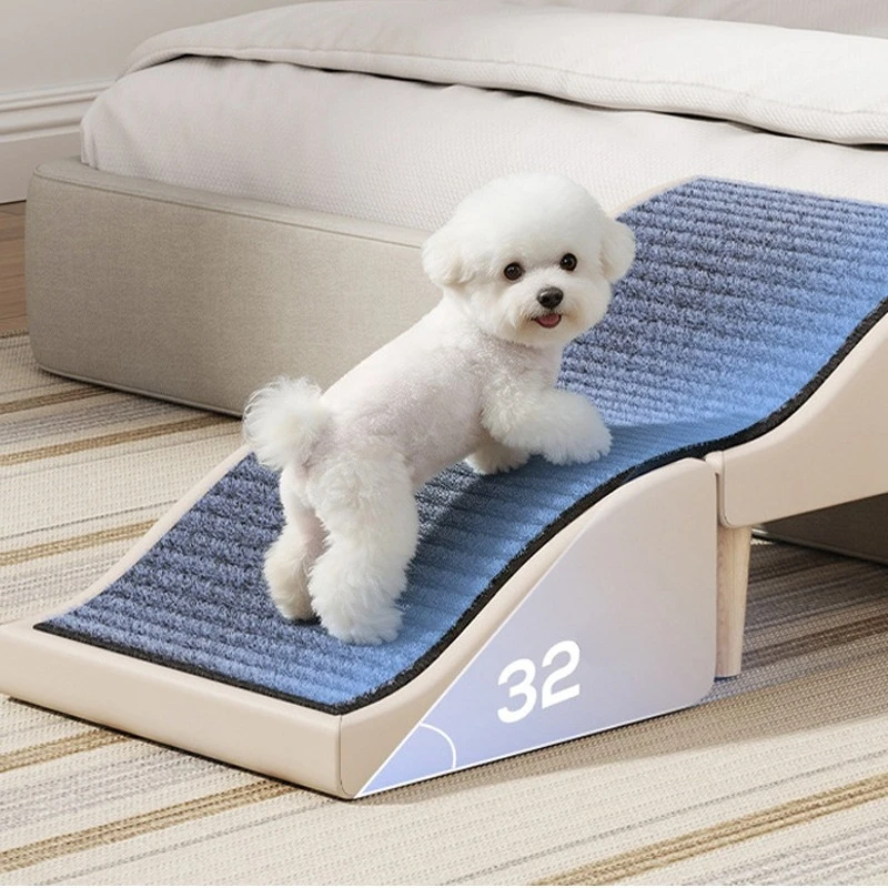 Pet Steps Adjustable Pet Dogs Stairs Foldable Ramp Ladder Bed Couch Climbing Aid Safe Sturdy Dogs Bed Climbing Steps Shoe Stool