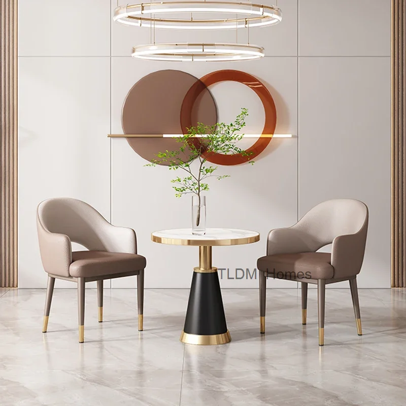 Trendy Nordic Dining Chairs Modern Aesthetic Simple Italian Dining Chairs Luxury Minimalist Chaise Salle A Manger Home Furniture image 2
