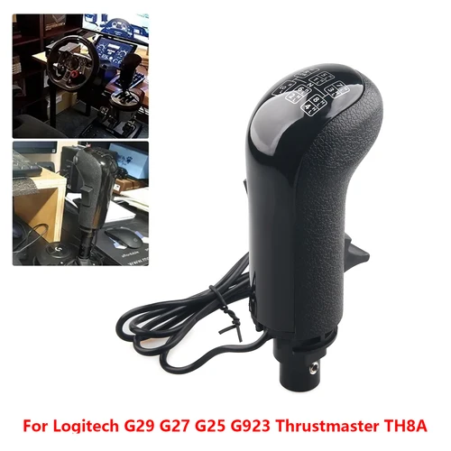 Palanca de cambios simulador de camión USB, perilla de palanca de cambios para ATS ETS2 PC Racing Sim Shifter para Logitech G923 G29 G27 G25 Thrustmaster TH8A