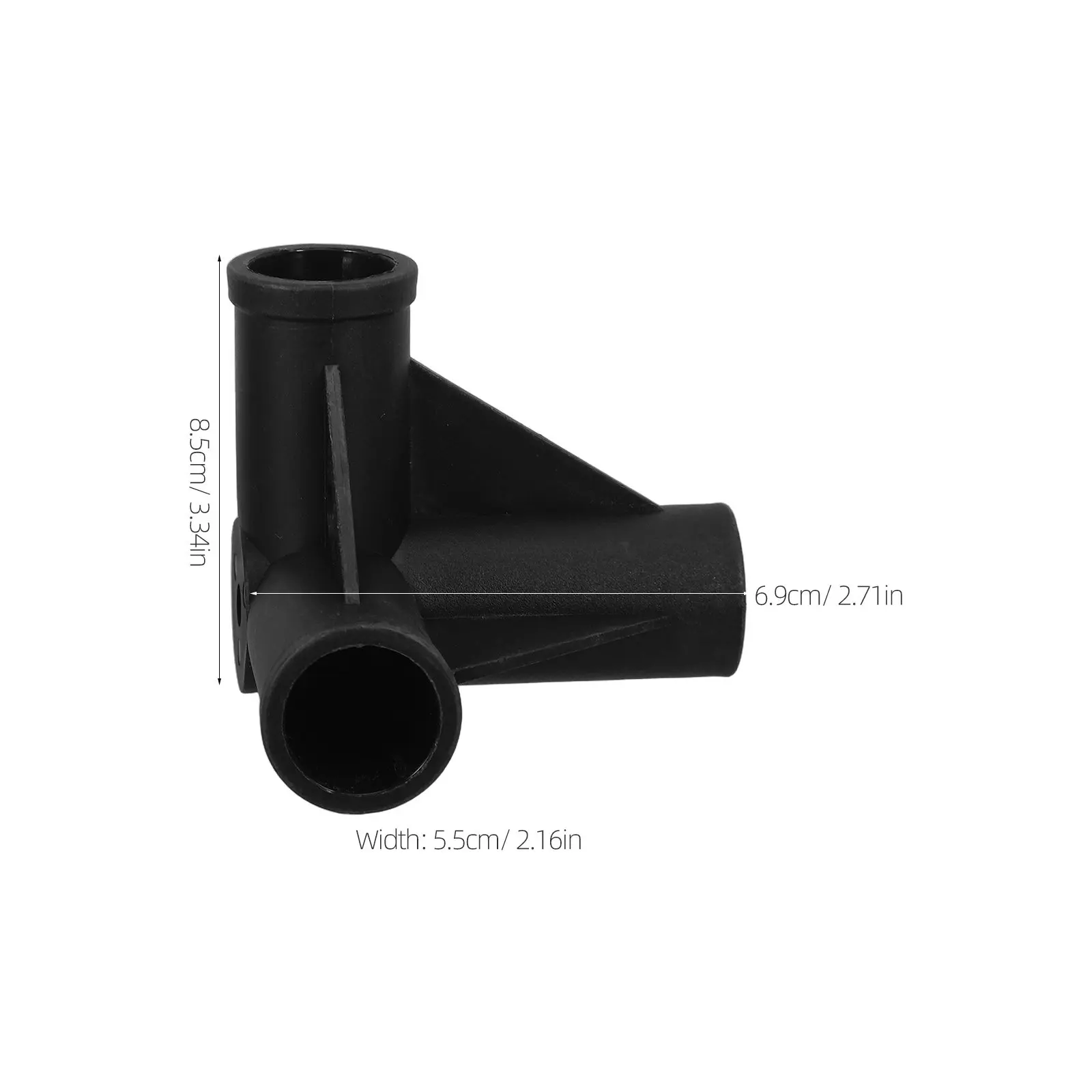 10Pcs Tent Fence Connectors Playpen Furniture Grade T-Shaped Joints 19.2mm Inner Diameter Replacement Parts for Baby Playpen view 3