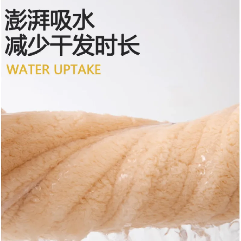 Women's Thickened, Super-Absorbent Hair-Drying Turban Towel for Quick Drying After Washing Hair – New Double-Layer Bath Cap