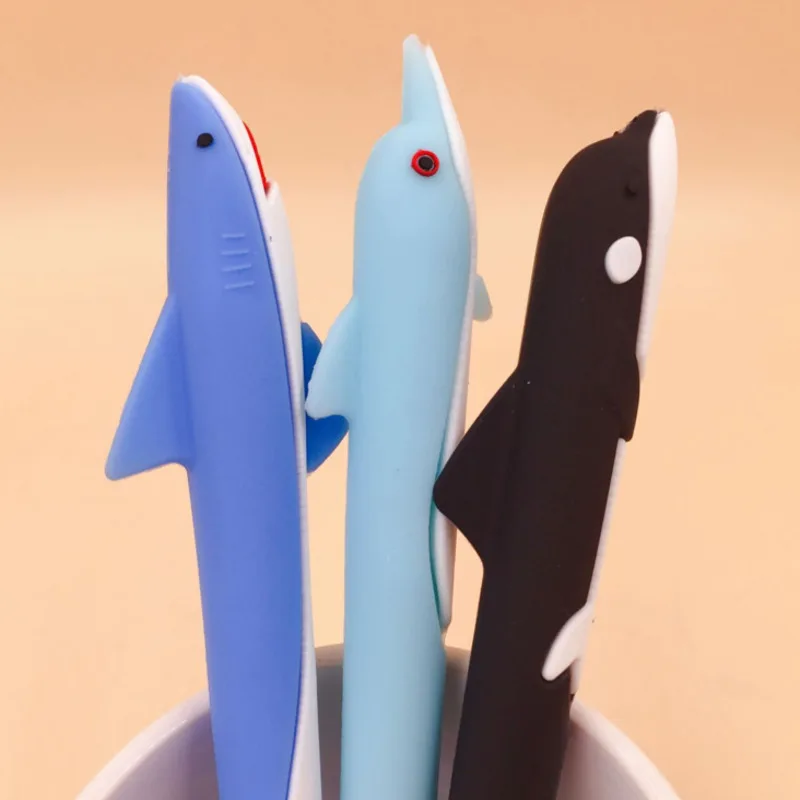 1 Piece Ocean Fish Shark Whale Dolphin Gel Pen Cute Kawaii School Office Supply Stationery Creative Gift Lovely Ellen Brook