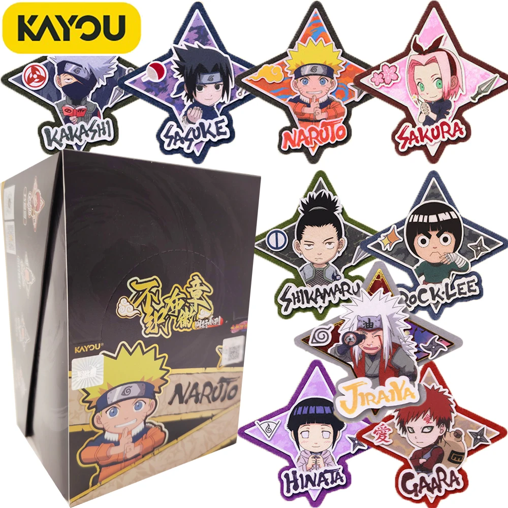 

New Kayou Genuine Naruto Badge Collection Non-woven Fabric Series Anime Characters Exquisite Brooch Accessories Kid Hobby Gift