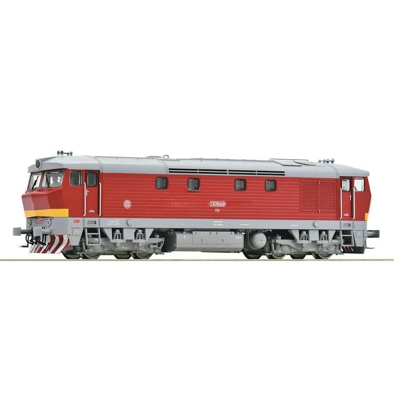 ROCO Train Model 1/87 70921 Czech CSD Fourth Generation T478 Digital Sound Internal Combustion Red Train Model