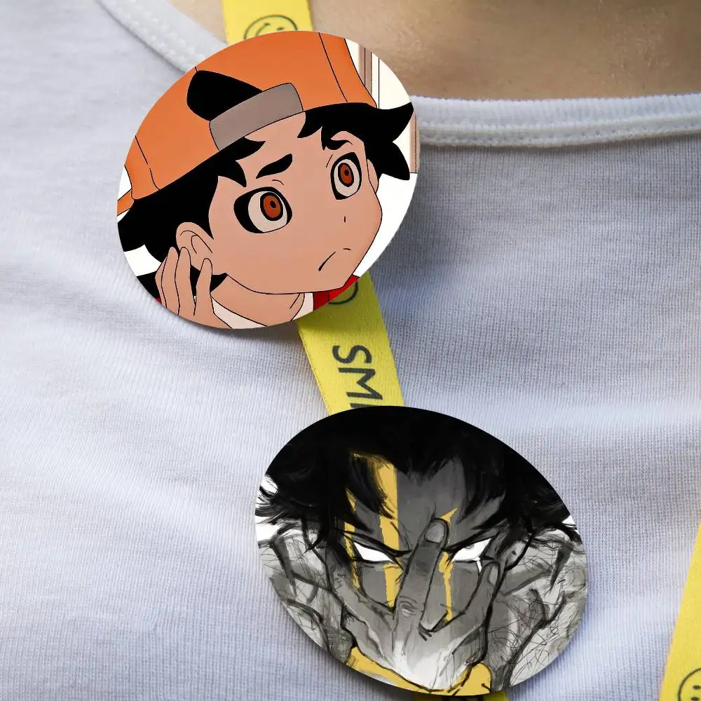 Devia-lms-an Cc-ryba-aby Cute Cool Round Pin Badge Set For Anime Game Music Cartoon Fans Backpack