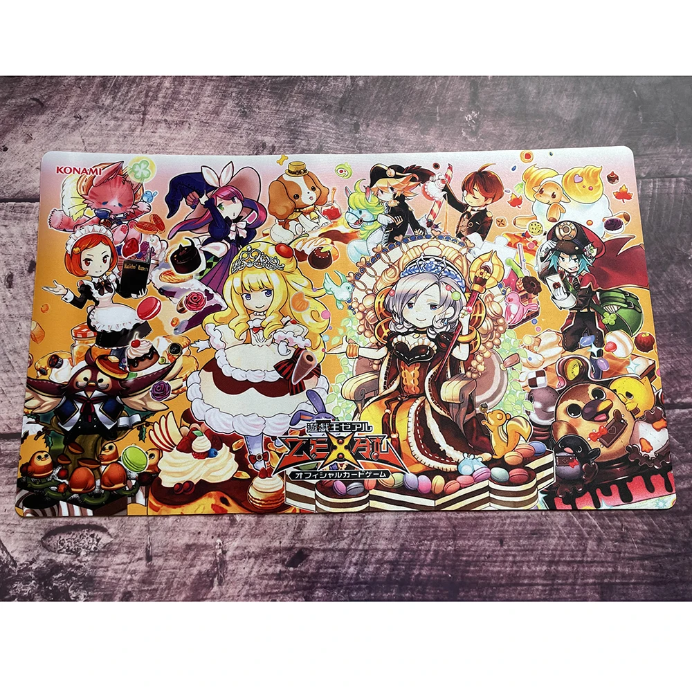 Yu-Gi-Oh Madolche Puddingcess Butlerusk Anjelly Card Pad Playmat YGO Mat KMC TCG YuGiOh Mat-99