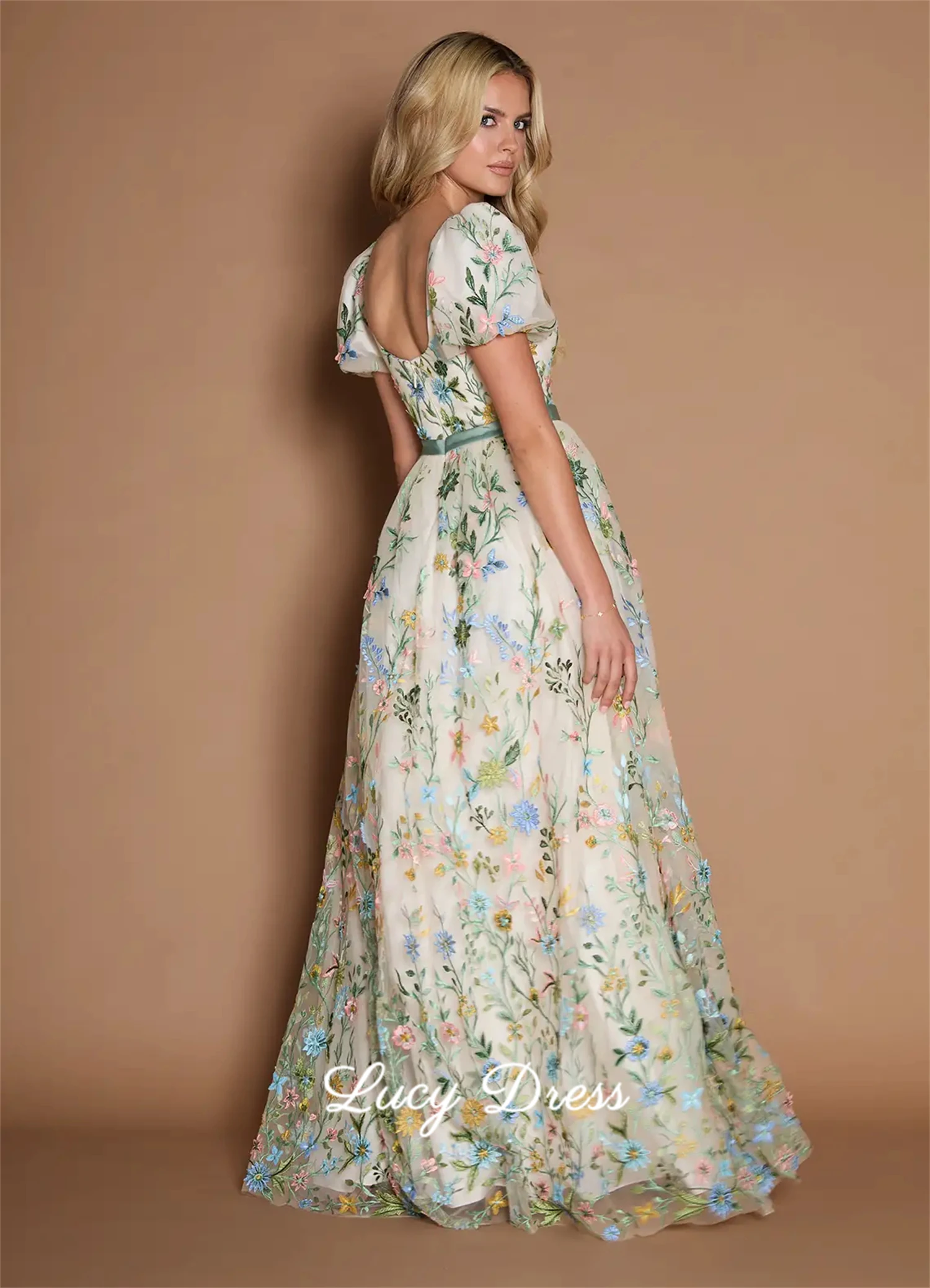 Lucy robe de soirée de mariage personnalisée robes de bal robes de soirée élégantes de luxe pour les Occasions spéciales robe de mariée robe formelle