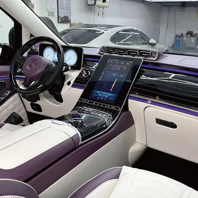 مجموعة ترقية مرسيدس بنز S-Class W221 تعديل وحدة التحكم المركزية الداخلية الفاخرة لتطبيق السيارة ذات الحالة الجديدة W223