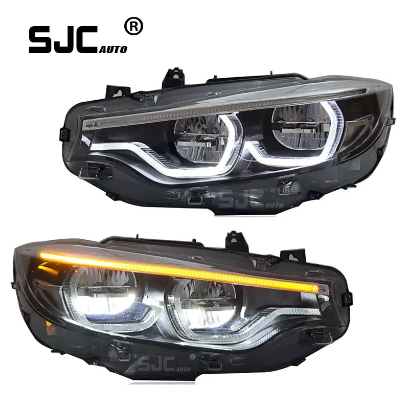 SJC Auto for  4 Series F32 headlight assembly 14-19 M4 modified LED day running light turn light car accessories hot-selling