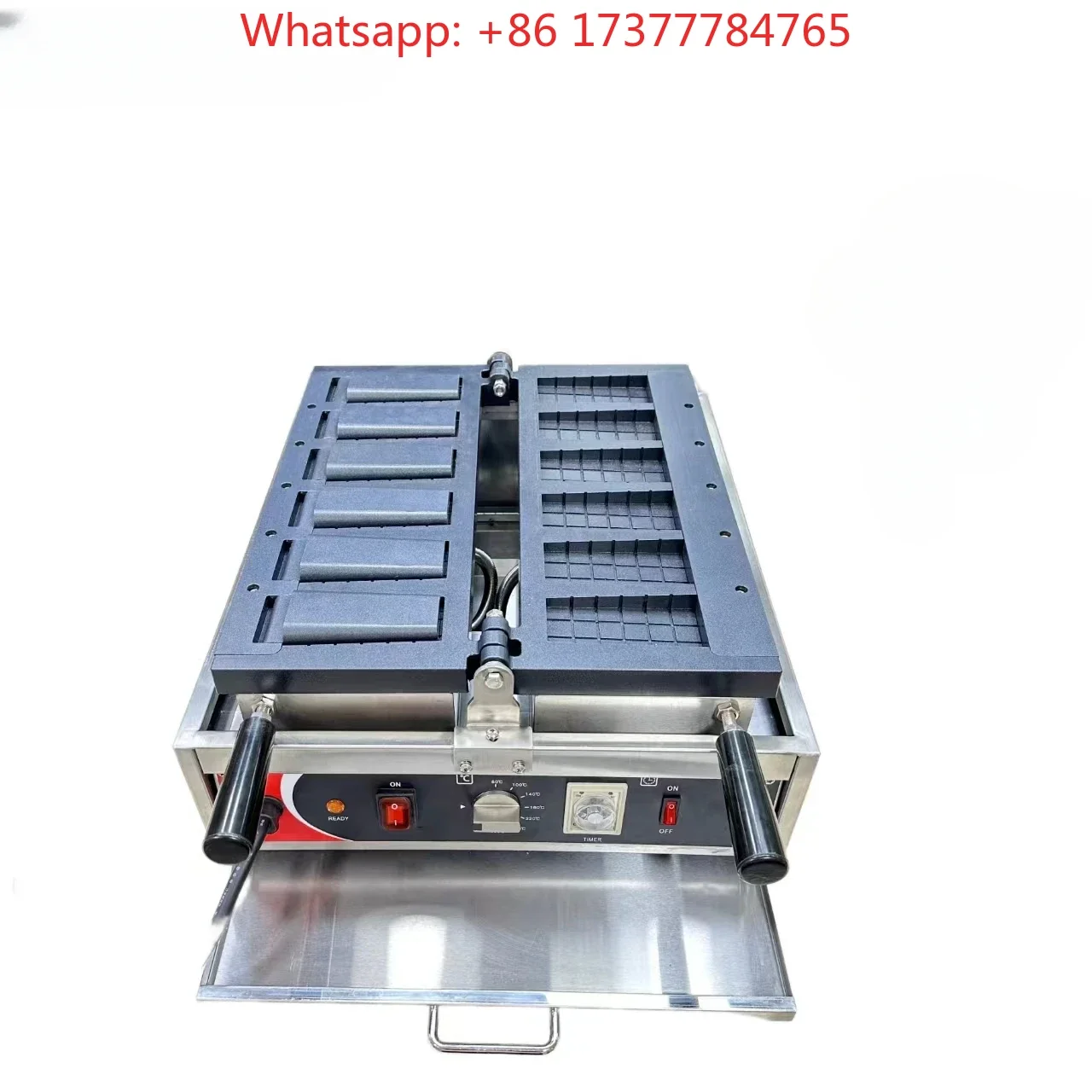 Finger Shaped Waffle Cone Making Machine, Professional Commercial Ice Cream Waffle Maker Device