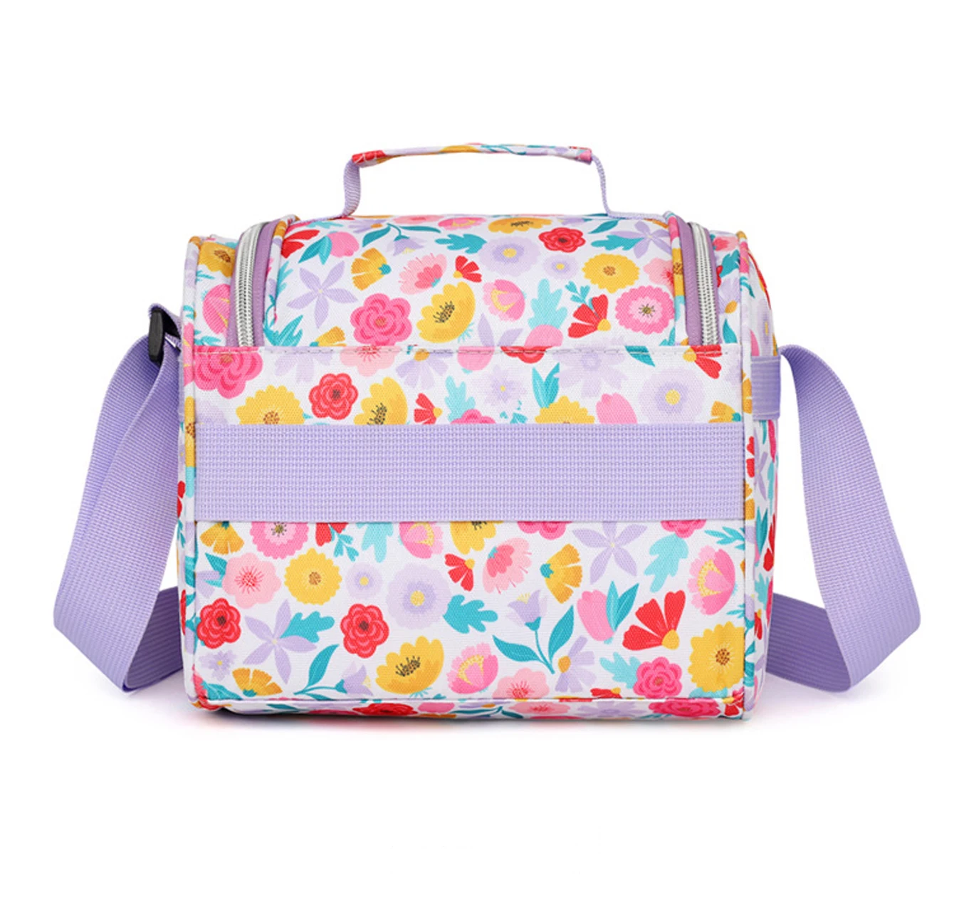 Cute Insulated Thermal Bag, Thermal Tote for Camping, Hiking, Travel, Foldable Ice Pack with Zipper Closure&Top Handle Lunch Box