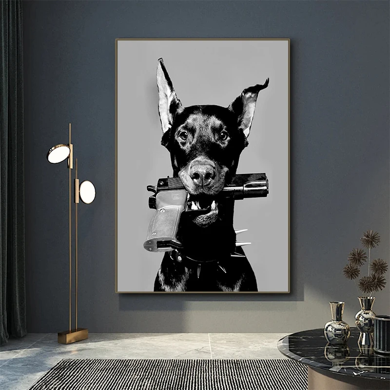 Fashion Black Doberman Dog Lio - огляд і ціна Quiet Luxury Lifestyle
