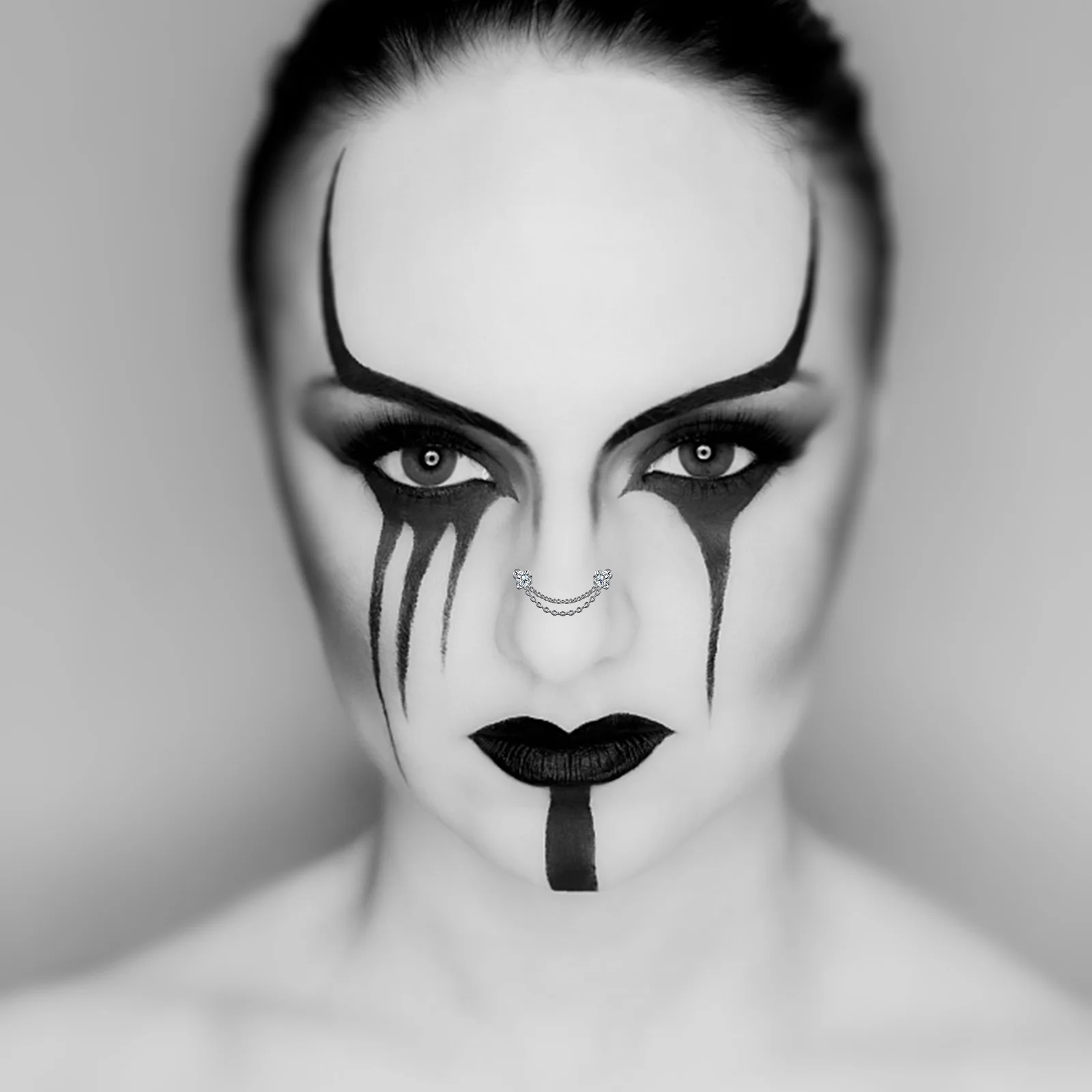 

1 set 1 Set Studs Jewelry Kit Metal Nose Ring Chain For Women Body Piercing Fashion Nose Piercings Jewelry Bulk Accessories