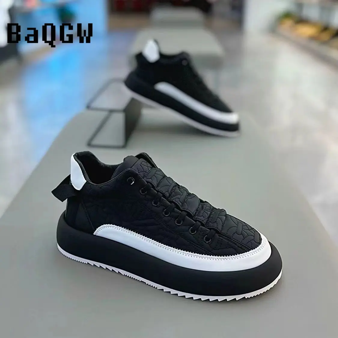 Men Vulcanized Sneakers Shoes Tennis Sports Slip-On Mix Color Good Quality Skateboarding Walking Shoes Casual Shoe for Male