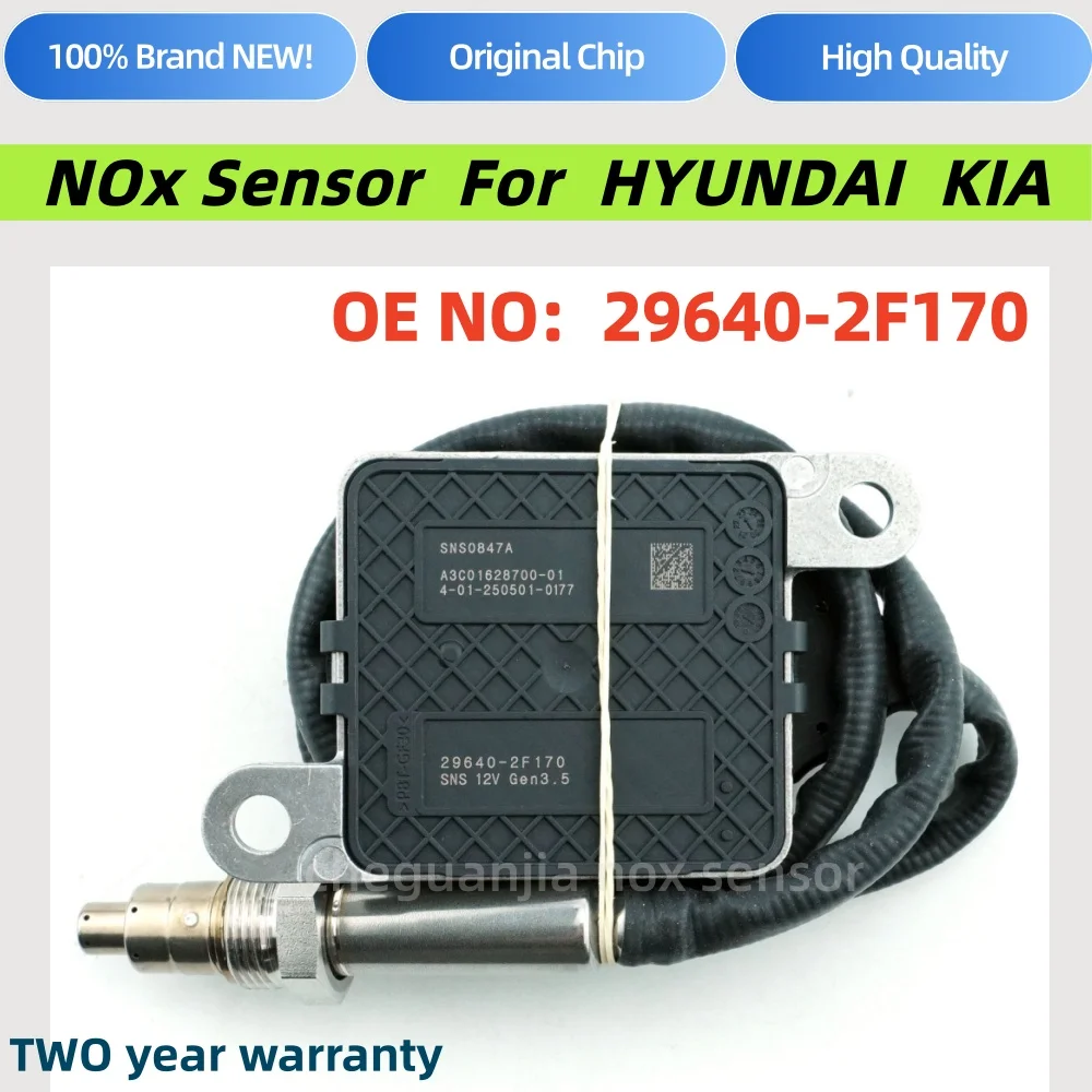

29640-2F170 296402F170 Оригинальный новый датчик оксида азота (NOx) для Hyundai SantaFe 2018-2020, Kia Sorento 2018-2020 29640 2F170