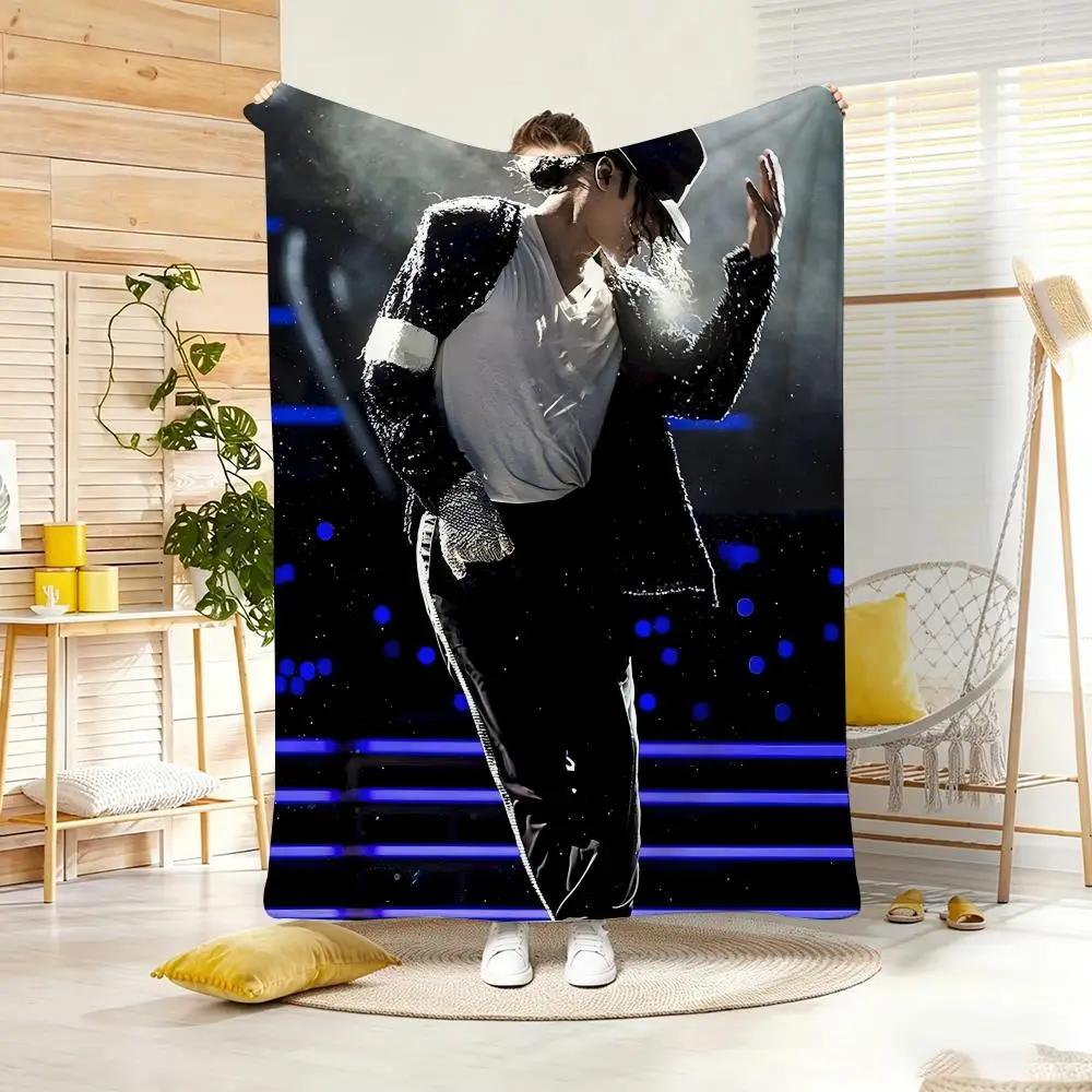 KPop M-Michael Jackson leichte 240g Flanelldecke, weich, hautfreundlich für die Sommerkühlung – Detail 5