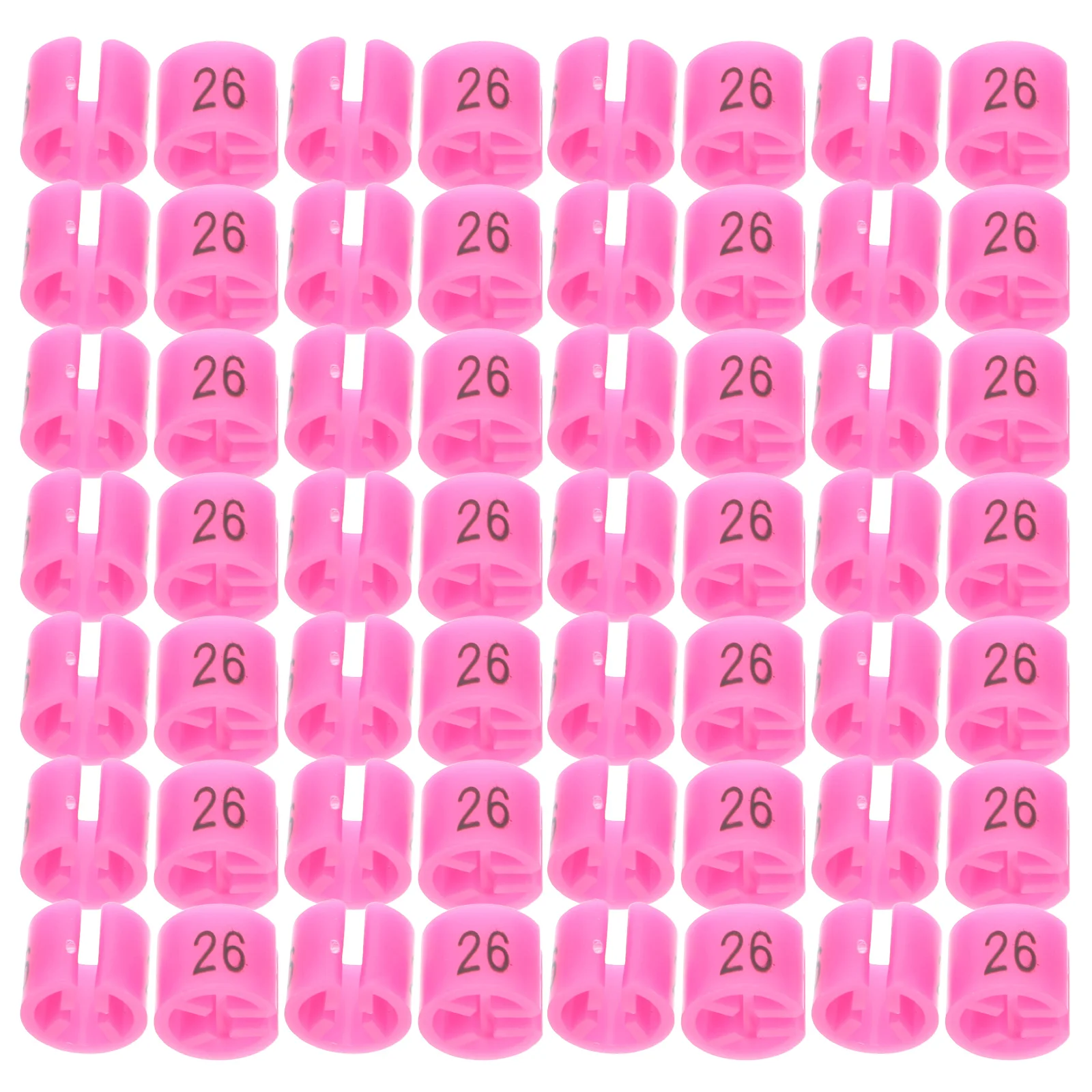 

200 PCS Size Display Board DIY Snap Labels Closet Tags Colored Plastic Clothes Markers