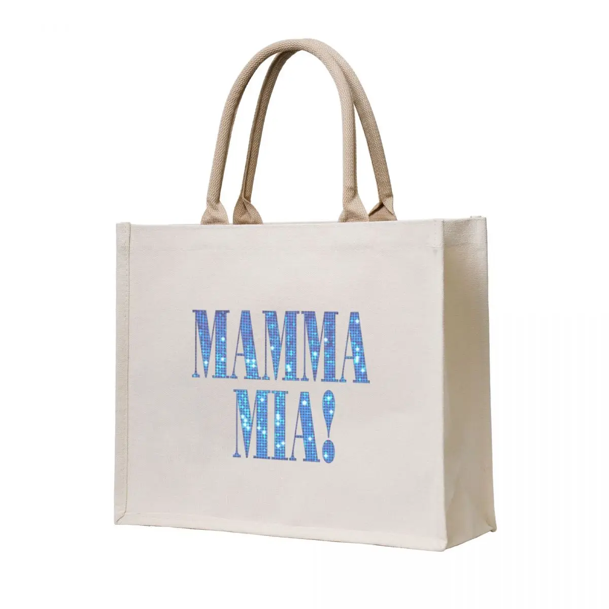 

Mamma Mia -disco- Tote Bag shopping bag logo university shopper bag Canvas shoulder hand ladies
