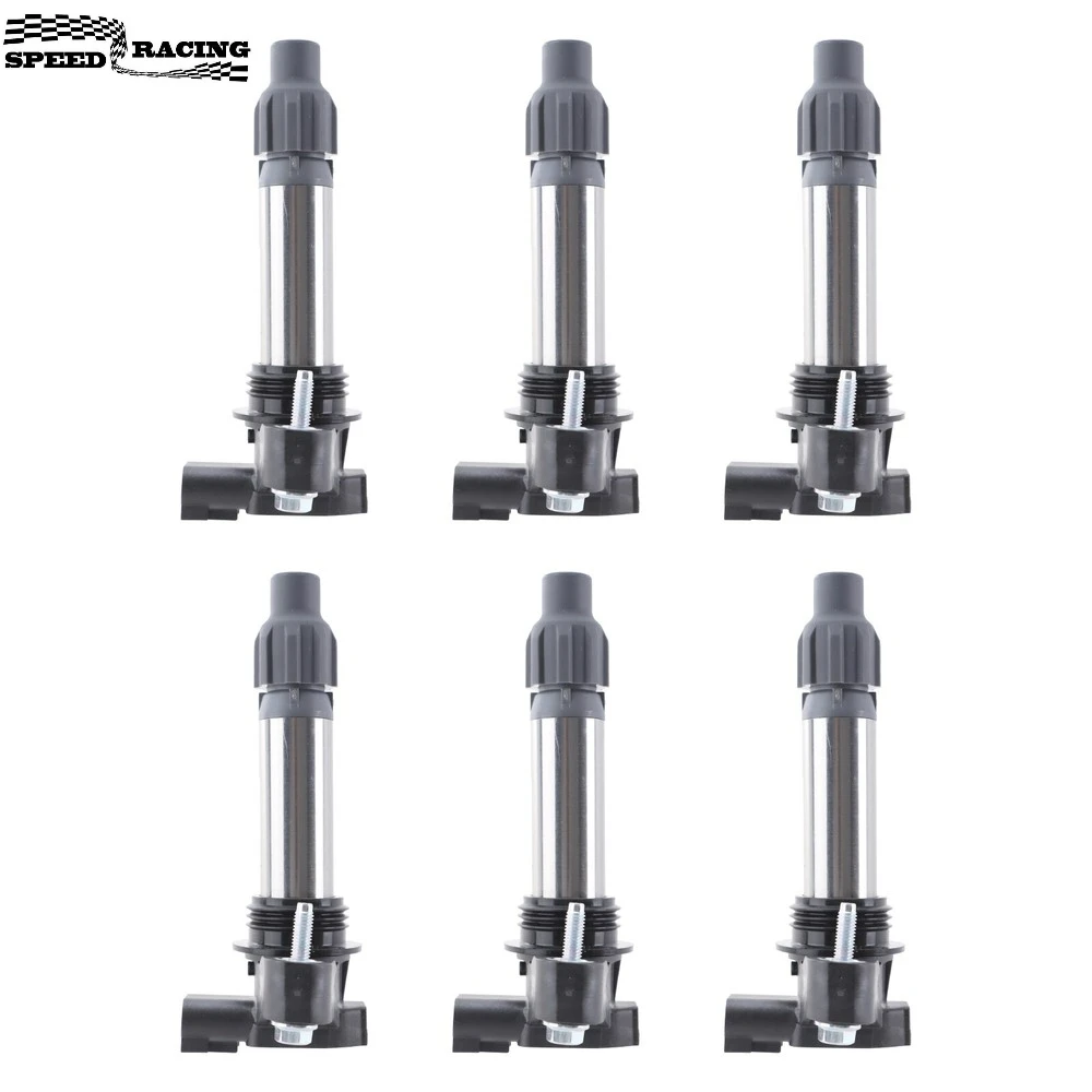 

UF569 12590990 12610626 12618542 12632479 6X высокопроизводительная OEM катушка зажигания и свечи зажигания для GMC Chevy Cadillac UF569