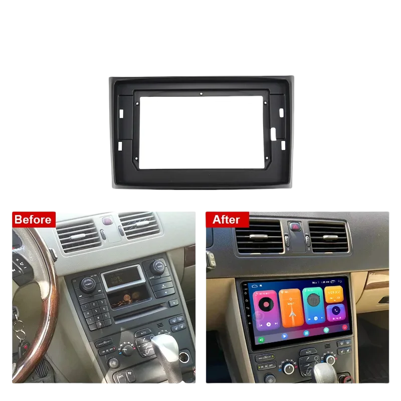 10.1 INCH For Volvo XC90 2003-2014 Car Radio Plastic Fascia Panel 10.1 INCH For Volvo XC90 2003-2014 Car Radio Plastic Fascia Panel