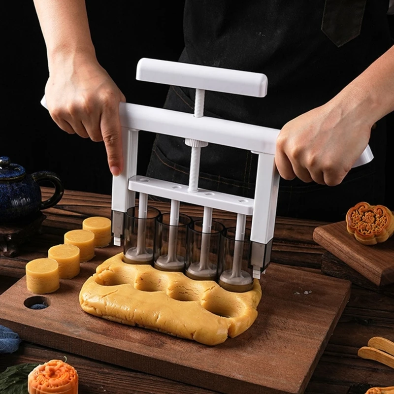 

Dough Quantitative Artifact Hand-Pressed Stuffing Machine Easy to Operate Mooncake Stuffing Separator for Baking Lover