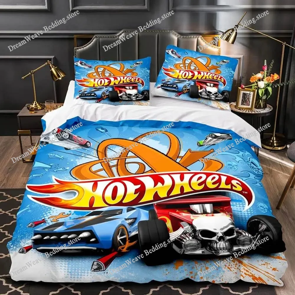 

Home Textile Cartoons Monster Truck Cover Duvet Cover Pillow Case Boy Girl Polyester Bedding Set King Queen Twin Size
