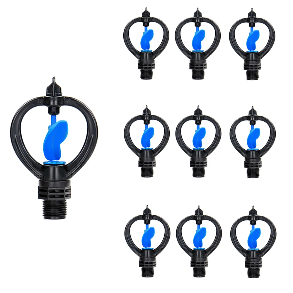 

10pcs Butterfly Automatic Sprinkler Heads 360° Rotable Butterfly Head Irrigation Sprinkler Gardening Watering Sprayer Durable