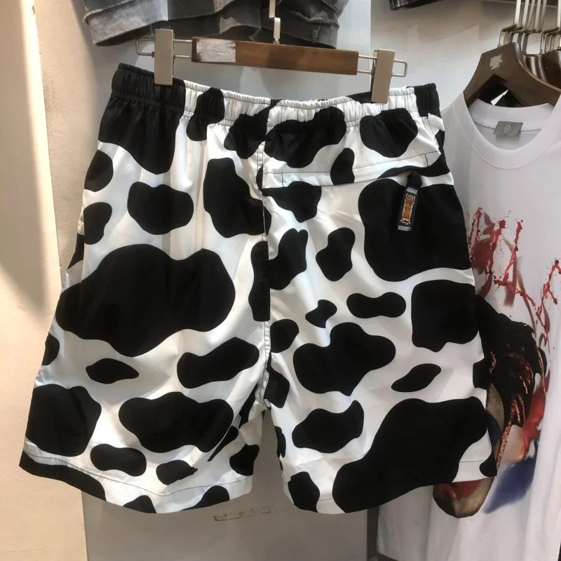 Kapital 2SS Qui Dry Polka Dot Leopard Print Kasual Longgar Olahraga orts Celana Lima Titik Trendi Pemuda Vitali Sle