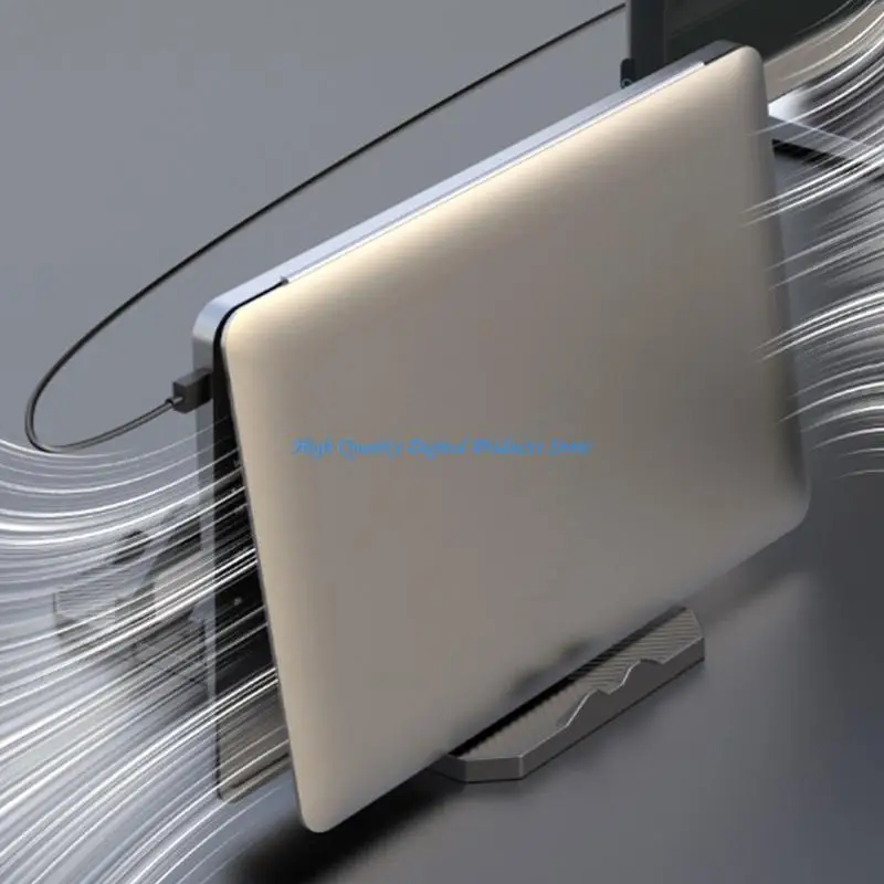 U2JE ABS منظم سطح المكتب رف عمودي التراص حامل الكمبيوتر المحمول حامل لتخزين اللوازم المكتبية الكتاب