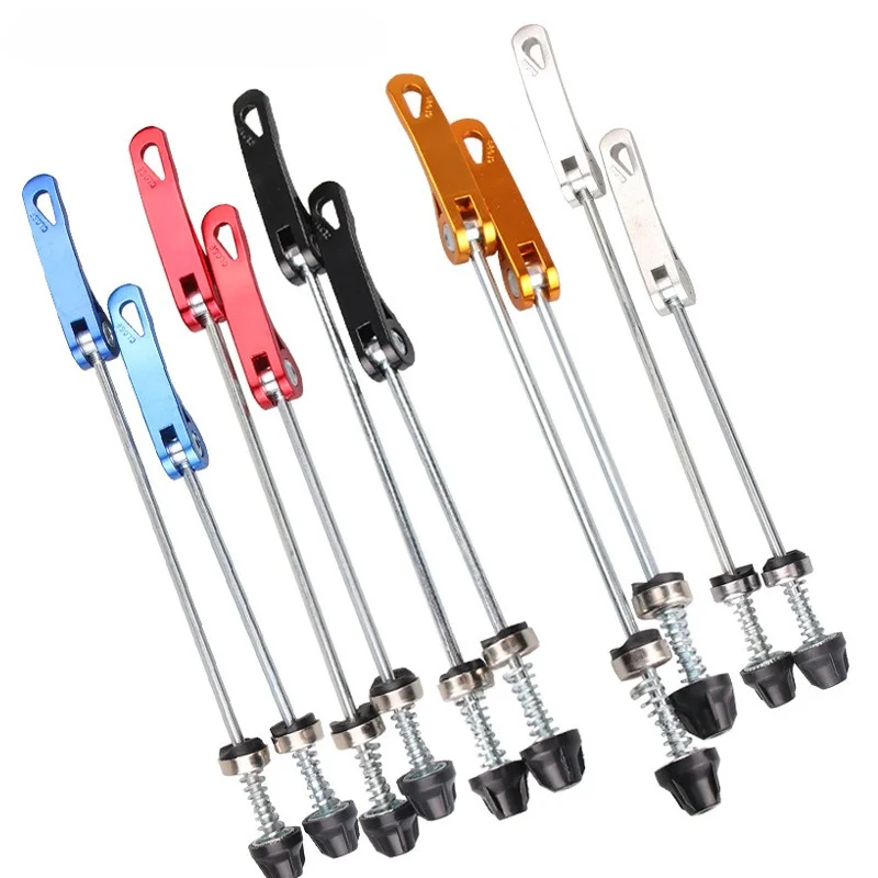 1Pcs MTB Road Bicycle Wheel Hub Quick Release Skewers QR Front Rear Axle Skewer Titanium Alloy Bicycle Skewer Bike Accessories