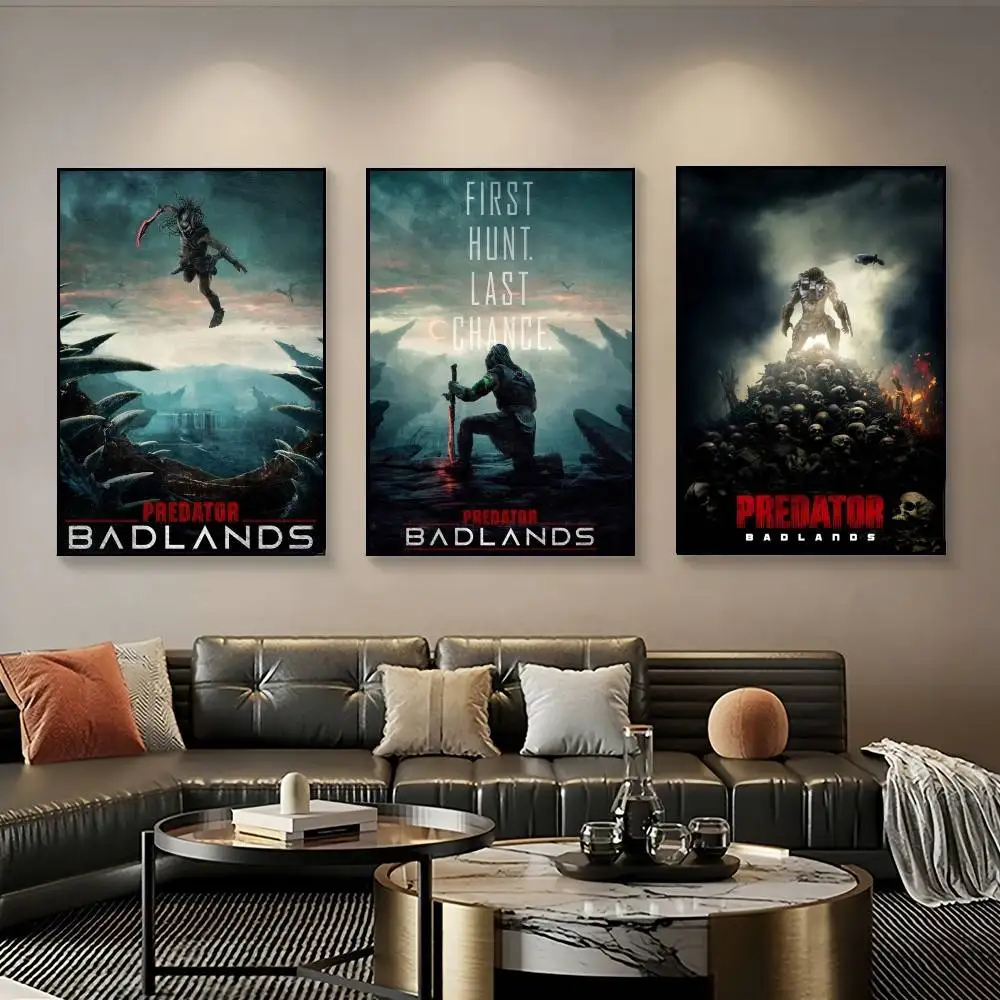 ملصق فيلم بريداتور بادلاندز عالي الجودة لغرفة المعيشة ملصقات تزيين الجدران الجمالية