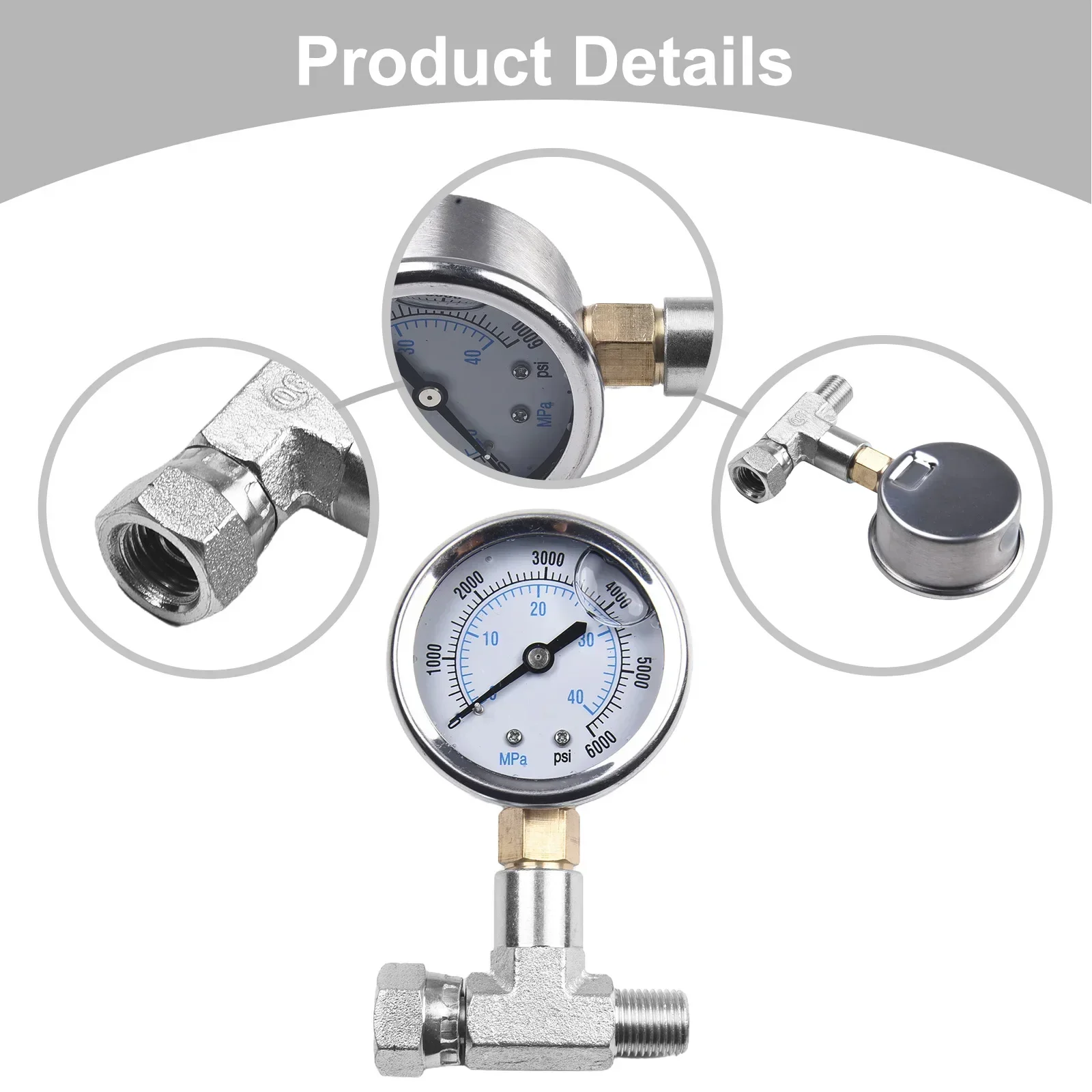 

Effortless Installation Pressure Gauge Assembly For Accurate Pressure Readings Airless Paint Sprayer 440 540 640