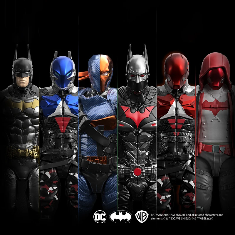 New 9pcs Jiaqi Building Block Blind Box Dc Batman Model Arkham Knight Peripheral Blind Box Toy Handmade Children'S Festival Gift