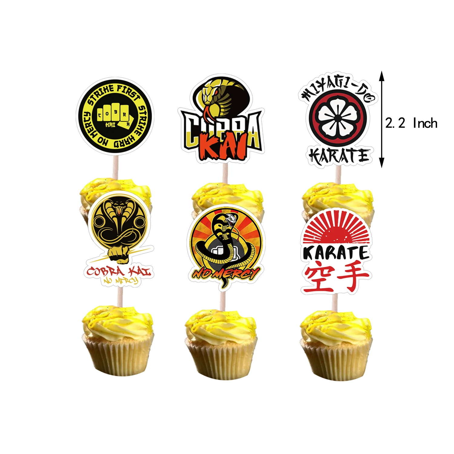 Cobra Kai Snake Vntage  Party Decorations Banner Balloons Caketopper Birthday Movie Show Party Supplies set Favor