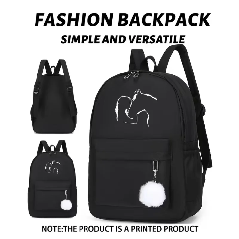 

Легкий нейлоновый рюкзак с стильным принтом, большой вместимостью, множеством отделений и регулируемыми лямками для путешествий