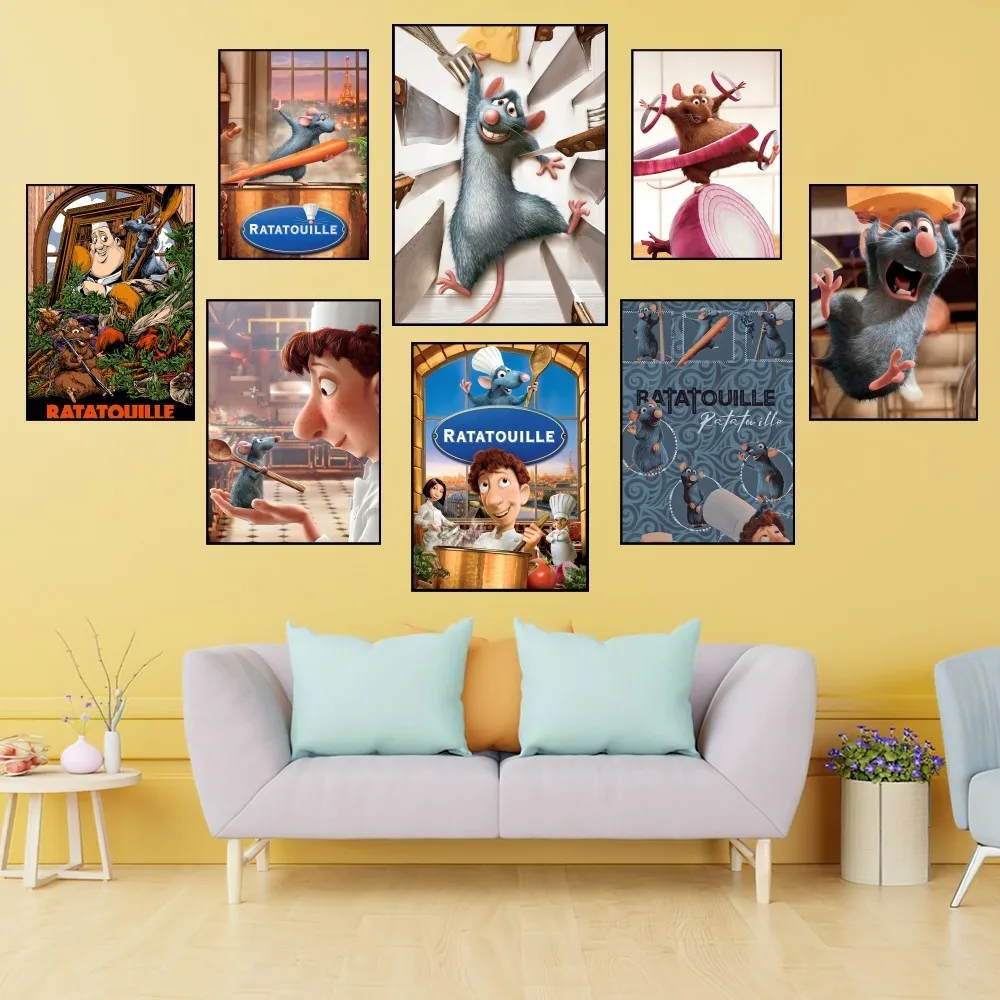 Disney Ratatouille Remy Poster Prints Wall Painting Bedroom Living Room Decoration Office Home