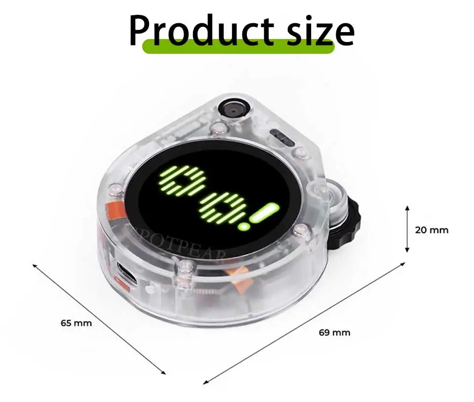 SeeedStudio SenseCAP Watcher Clear Enclosure ESP32-S3 Camera AI Himax WiseEye2 HX6538 AI Agent Agent for Smarter Spaces - Image 6