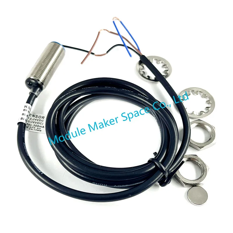NJK-5002C Hall Effect Sensor Proximity Switch NPN 3-Wires Normally
