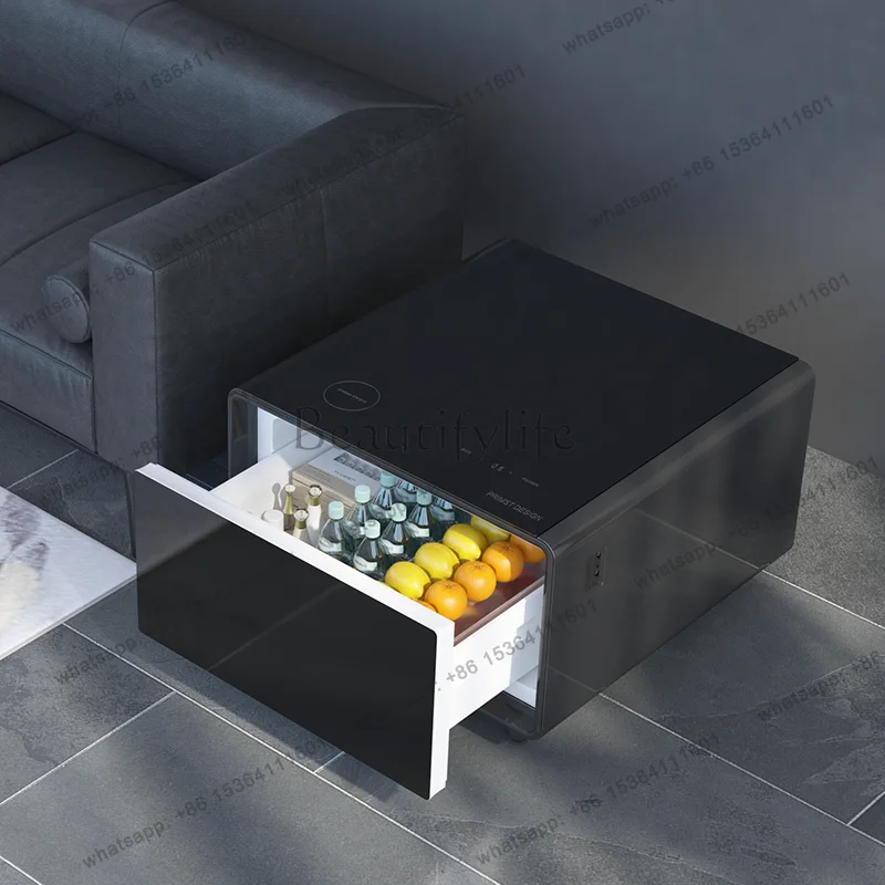 Wireless Charging With Cooling Drawer Bedside Smart Coffee Table Outdoor Furniture With Fridge Refrigerators