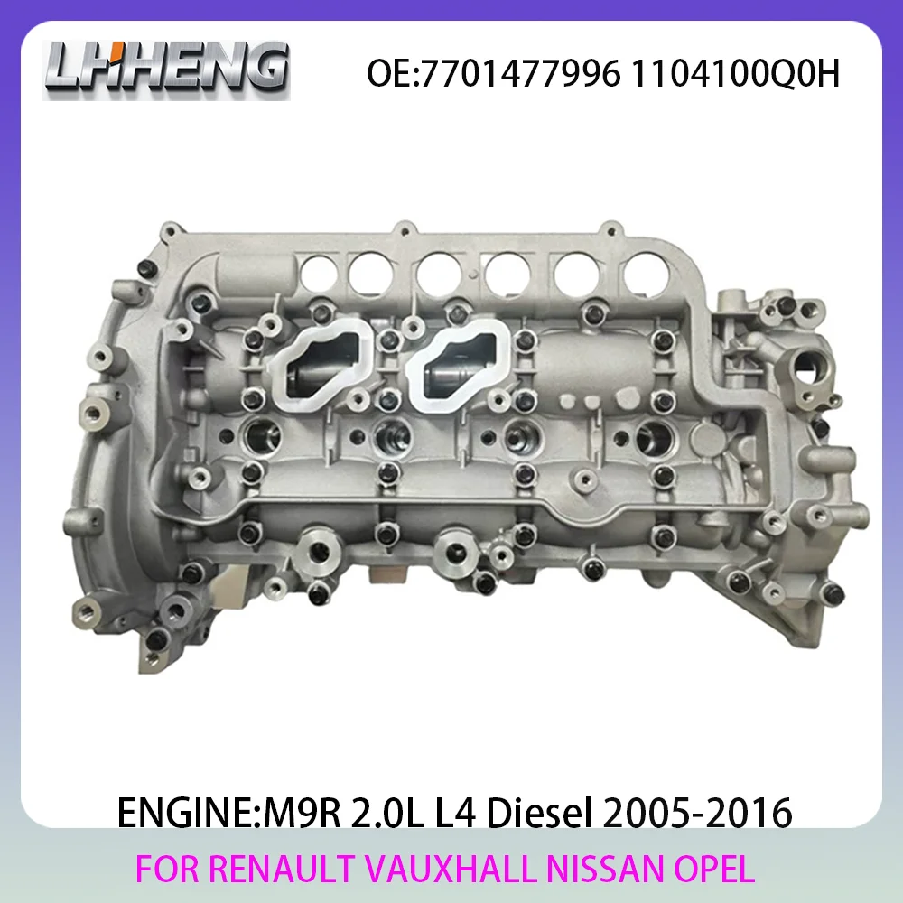 

Головка блока цилиндров двигателя M9R в сборе для RENAULT ESPACE VAUXHALL NISSAN OPEL 2.0L 2.0 L T L4 Diesel 05-16 7701477996 7701478149