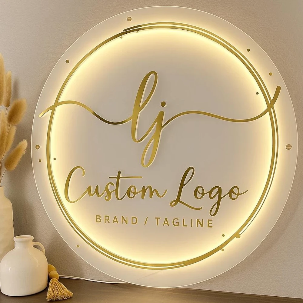 Personalizowane neonowe szyldy LED z możliwością ściemniania, idealne na urodziny rodzinne, do baru, na wesele, imprezę firmową, logo firmy, neonowe lampki nocne.