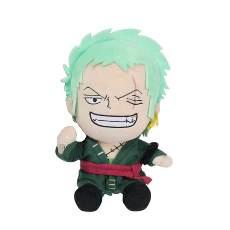 Japanese Anime 25cm One Piece Original Plush Toys CartoonFigure Luffy Chopper Ace Roronoa Zoro Cute Stuffed Doll Kids Xmas Gifts