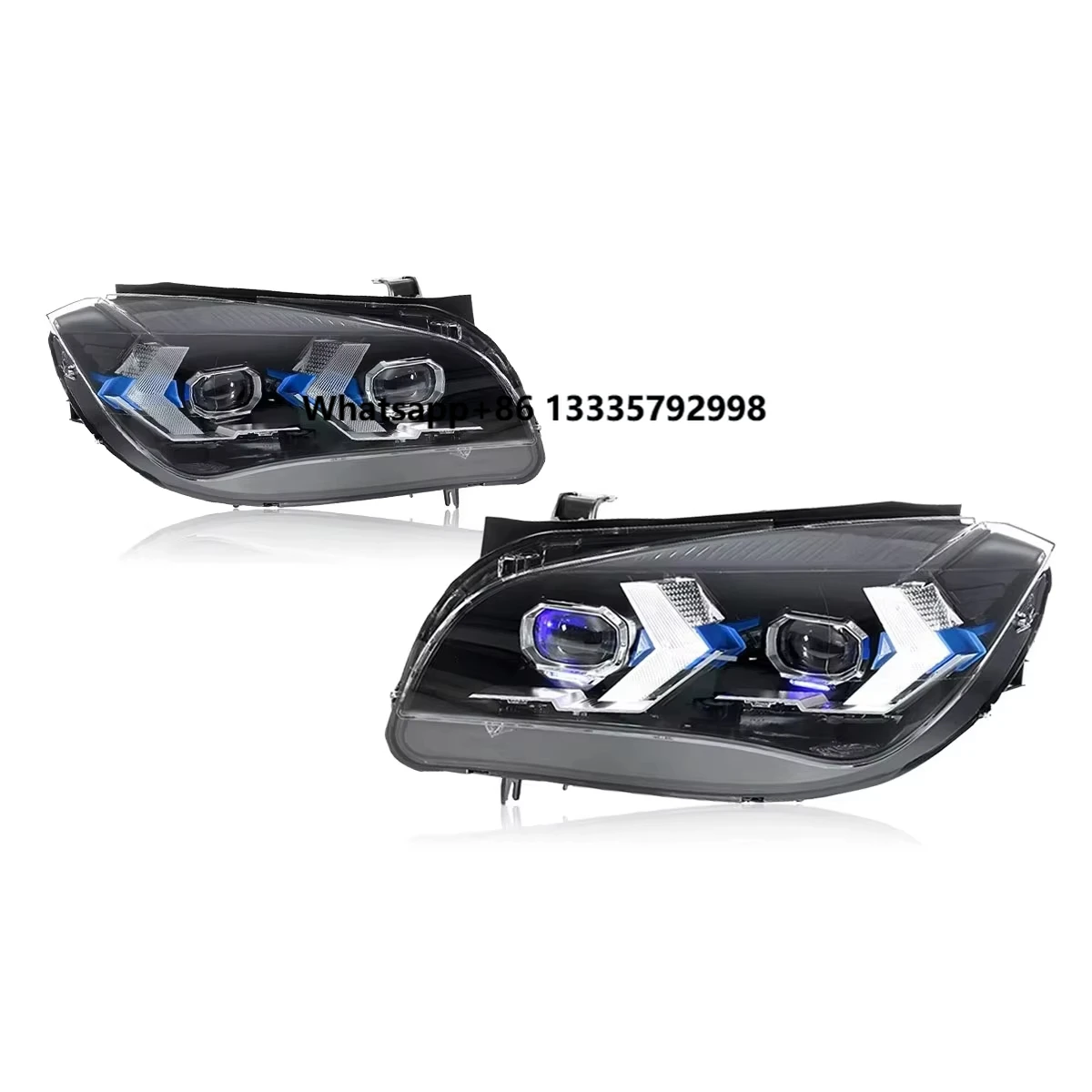 

Car Head Lights for BMWX1 E84 2010-2015 LED Head Lamp Daytime Running Light Turn Signal High Beam Arrow Style Projector Lens