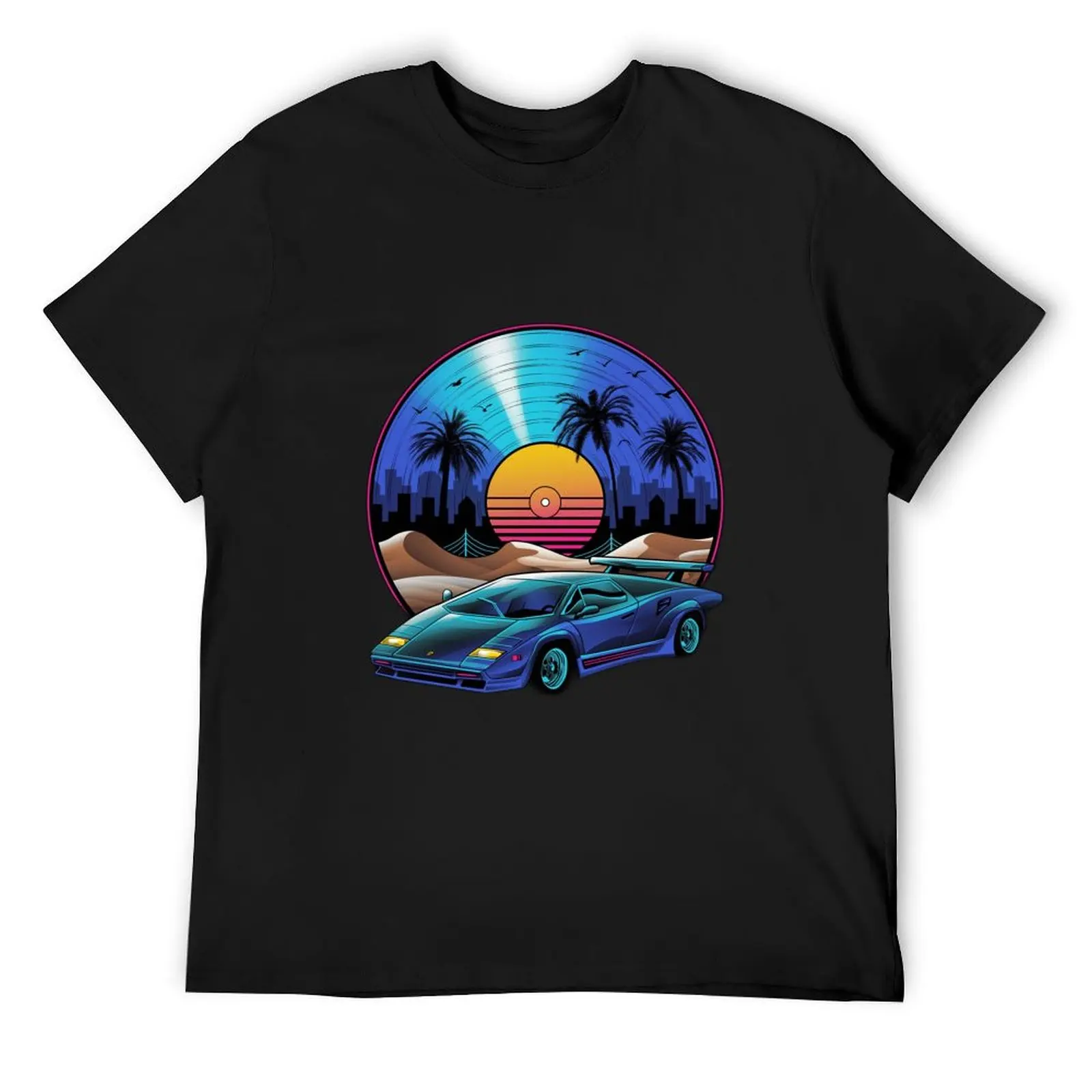 hotline miami car T-Shirt oversizeds anime tshirt t shirts for men graphic